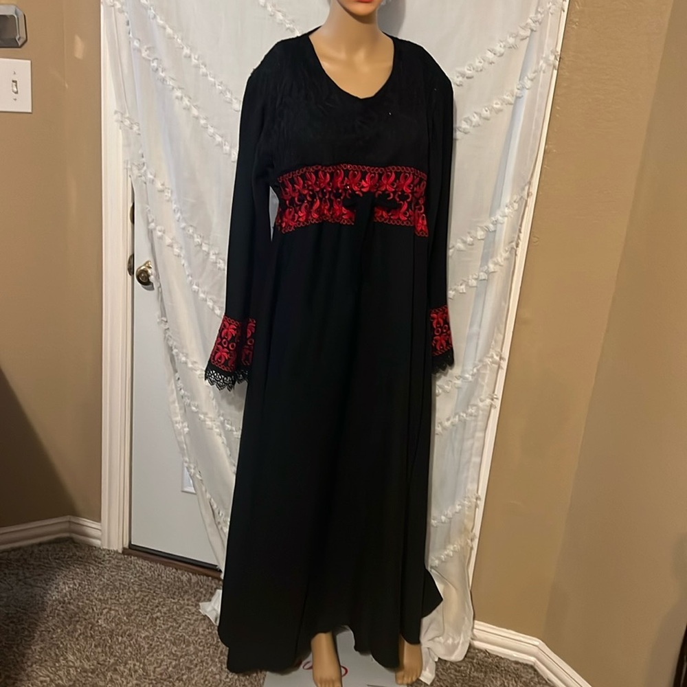 Turkish abaya maxi long sleeves